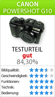 Testbericht zur Canon  PowerShot G10