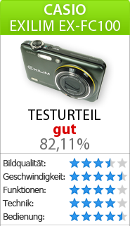 Testbericht zur Casio Exilim EX-FC100