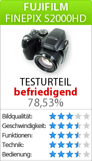 Testbericht zur FujiFilm  FinePix S2000HD