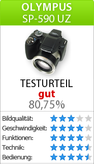 Testbericht zur Olympus SP-590 UZ