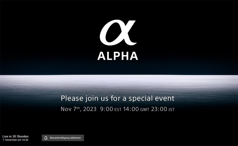 Sony hält am Dienstag ein 