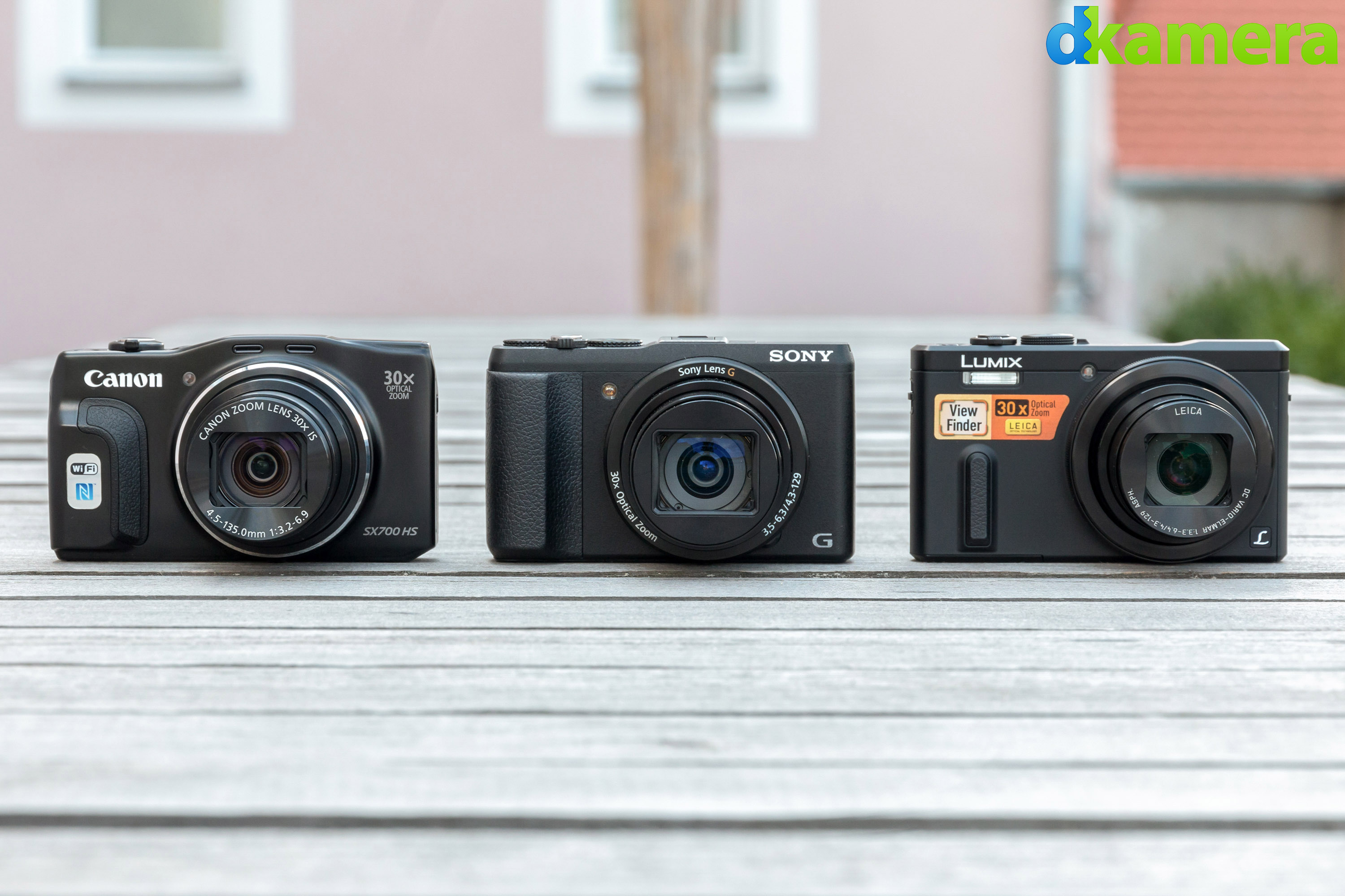 Sony HX60V, Panasonic TZ61 & Canon SX700 HS im Duell (Teil 1