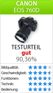 Testbericht zur Canon  EOS 760D