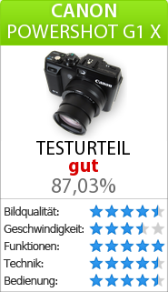 Testbericht zur Canon  PowerShot G1 X