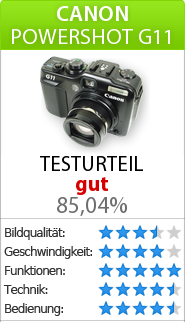 Testbericht zur Canon  PowerShot G11