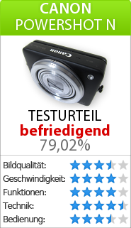 Testbericht zur Canon  PowerShot N