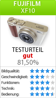 Testbericht zur FujiFilm  XF10