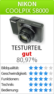 Testbericht zur Nikon Coolpix S8000
