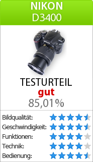 Testbericht zur Nikon D3400