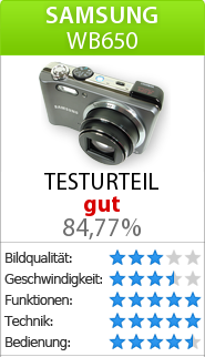 Testbericht zur Samsung WB650