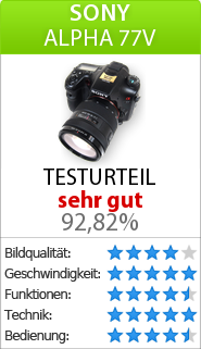 Testbericht zur Sony Alpha 77V